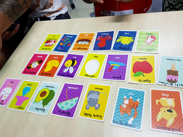 Learning learning basic vocabulary in my cook island Maori class