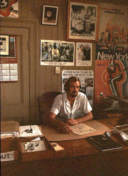 Tonga Chronicle office Neville Peat 1974 75